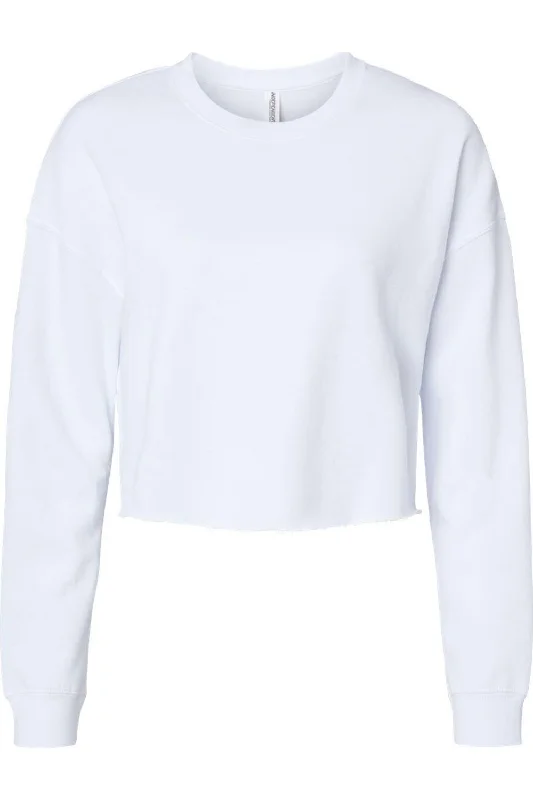 Independent Trading Co. Women´s Lightweight Cropped Crew Pullover All Season Fashion Collection