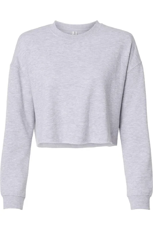 Independent Trading Co. Women´s Lightweight Cropped Crew Pullover Mid Season Sale