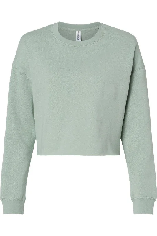 Independent Trading Co. Women´s Lightweight Cropped Crew Pullover Effortless Style, Endless Impact