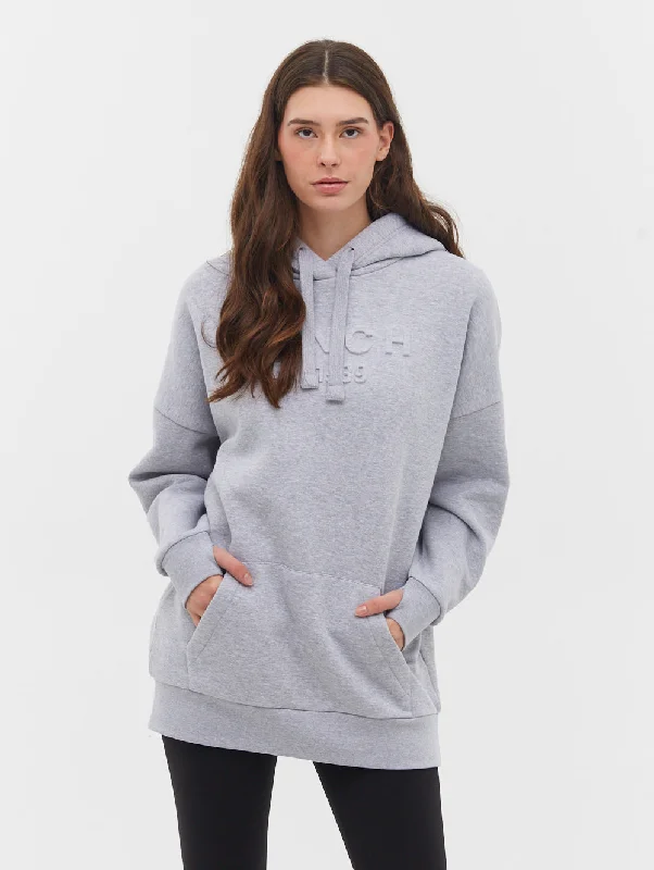 Ivyisla Longline Deboss Hoodie Eco Friendly Fashion Sale