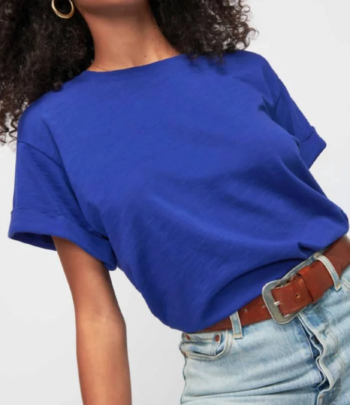 Jade Top In Cobalt Comfort First Women's Wear