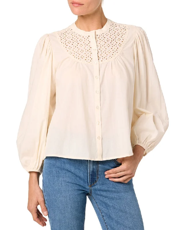 JOE'S Jeans Eyelet Inset Top Shop Sales