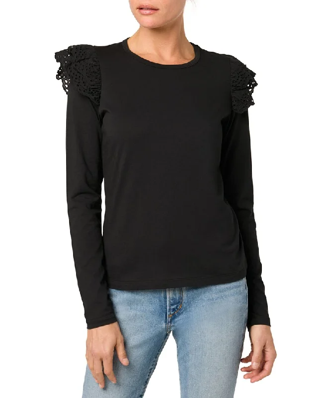 JOE'S Jeans Eyelet Sleeve Top Limited Time Offer