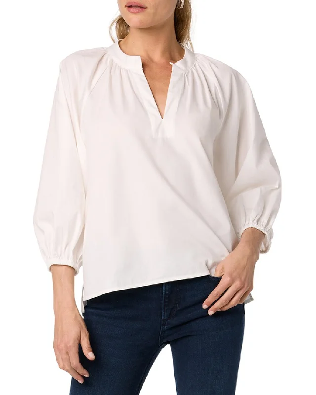 JOE'S Jeans V Neck Poplin Top Mega Sales