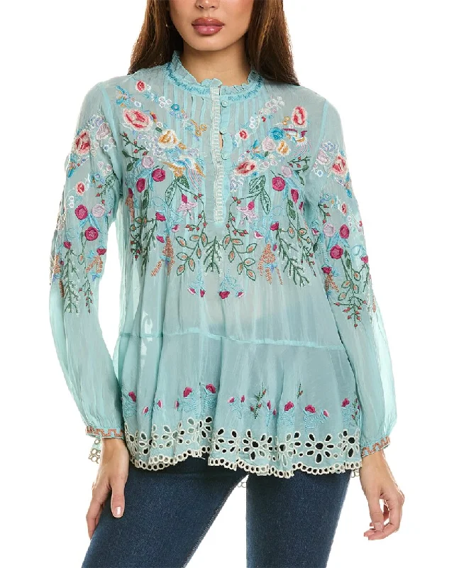 Johnny Was Auroria Blouse Seasonal Sale