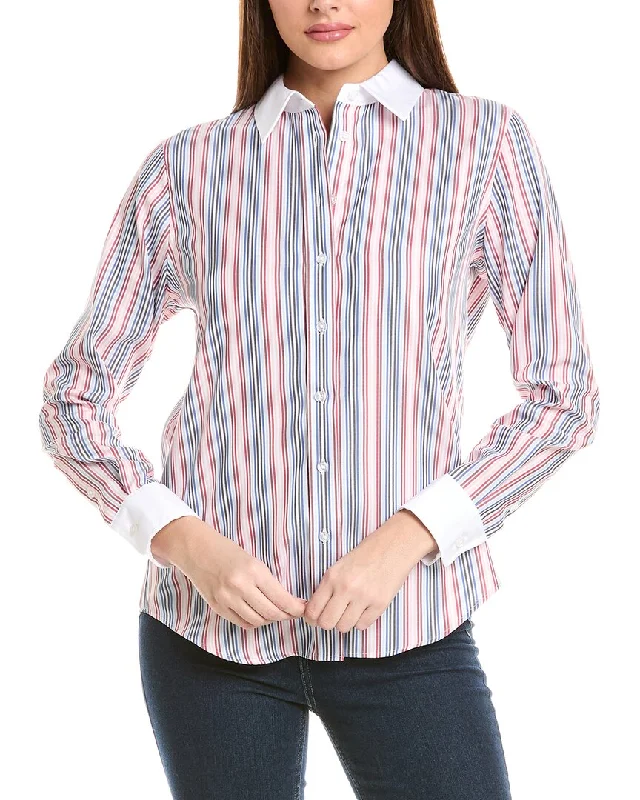 Jones New York Oversized Shirt Trendy Street Style Attire