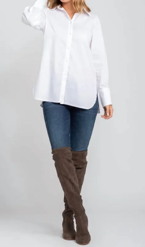 Jordan Shirt In White Snag Fabulous Fashion Bargains