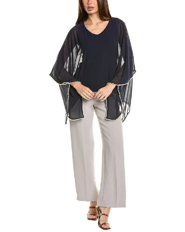 Joseph Ribkoff Poncho Top Clearance Sale, All Cheap