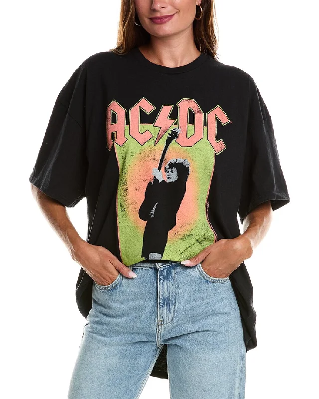 Junk Food ACDC European Tour T-Shirt Bold Silhouette