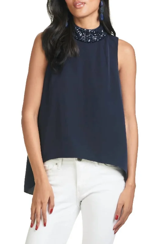 Keaton Top In Midnight Style Versatile Women's Collection