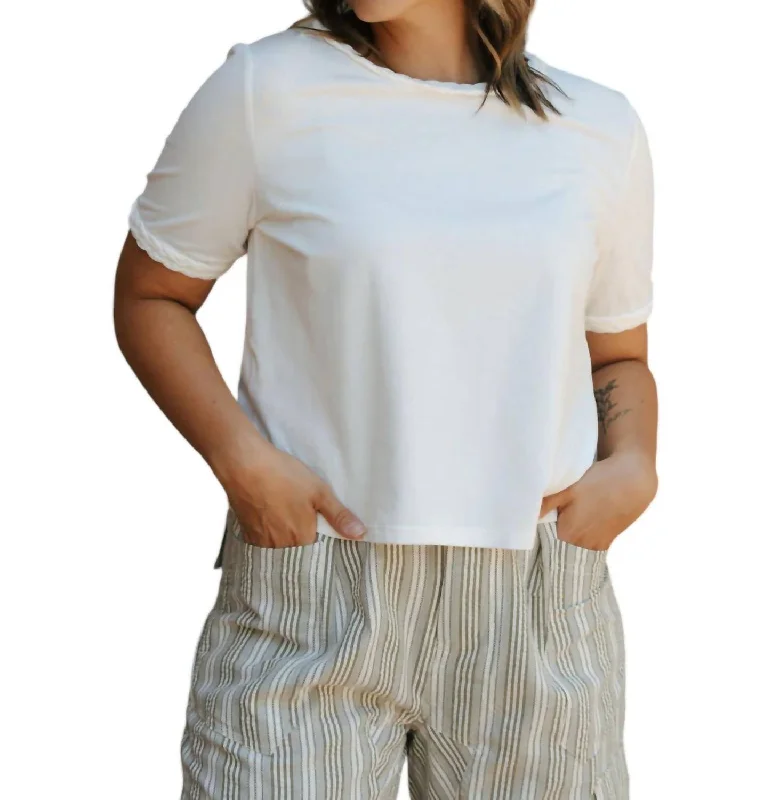 Knotted Top In White Clearance Sale, All Cheap