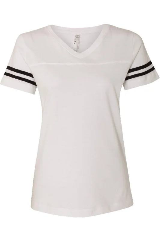 LAT Women´s Football V-Neck Fine Jersey Tee Trendy Women's Wear Collection