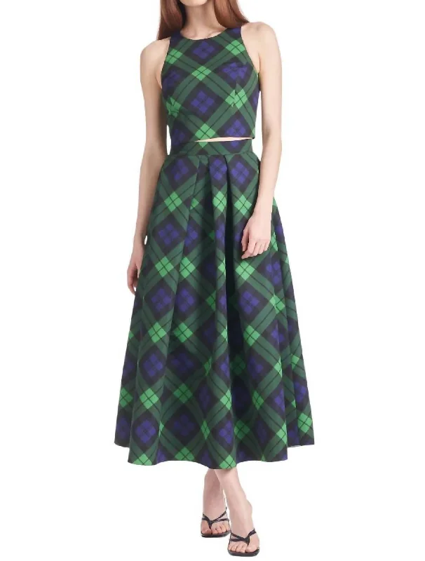 Lexie Top In Neo Tartan Get The Latest Trends