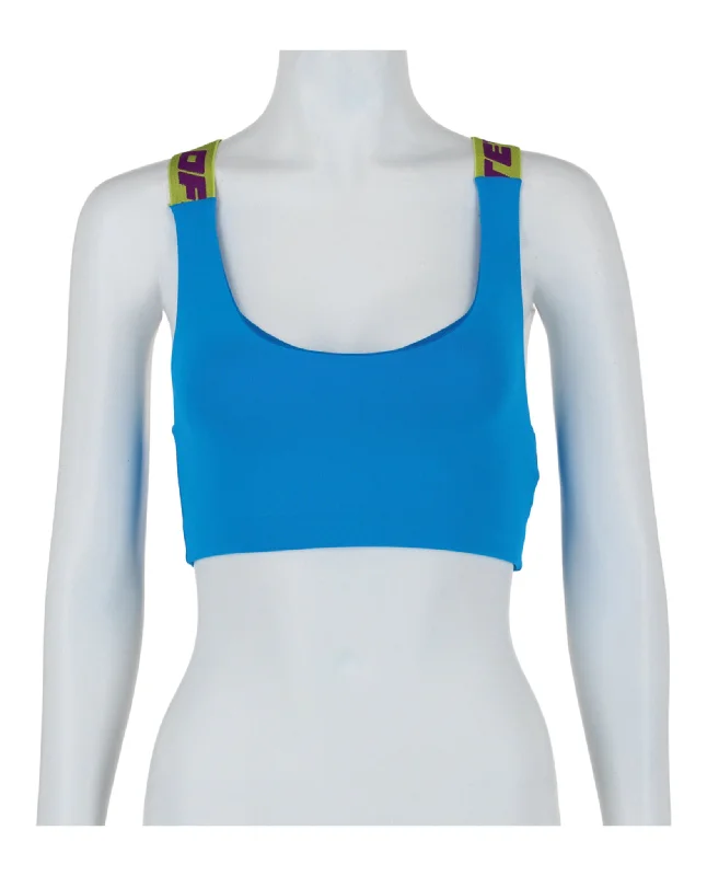 Logo Band Crisscross Sports Bra Stay Ahead In Style