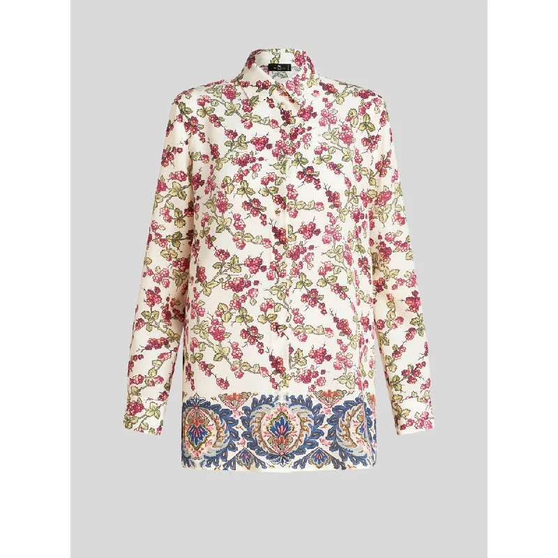 LONG SHIRT WITH BERRY PRINT Durable Fashion Picks