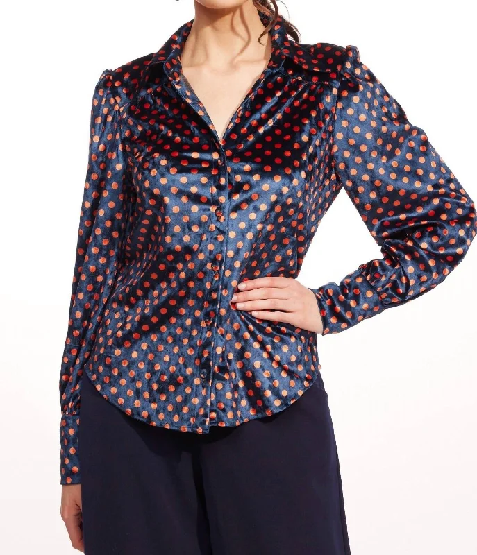 Lorca Blouse In Holipop Effortless Grace