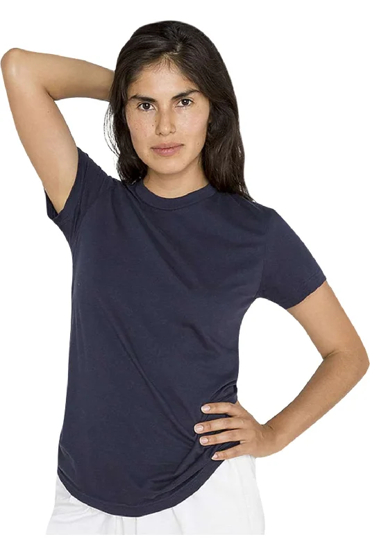 Los Angeles Apparel USA-Made Women´s Fine Jersey T-Shirt Limited Stock, Big Sale