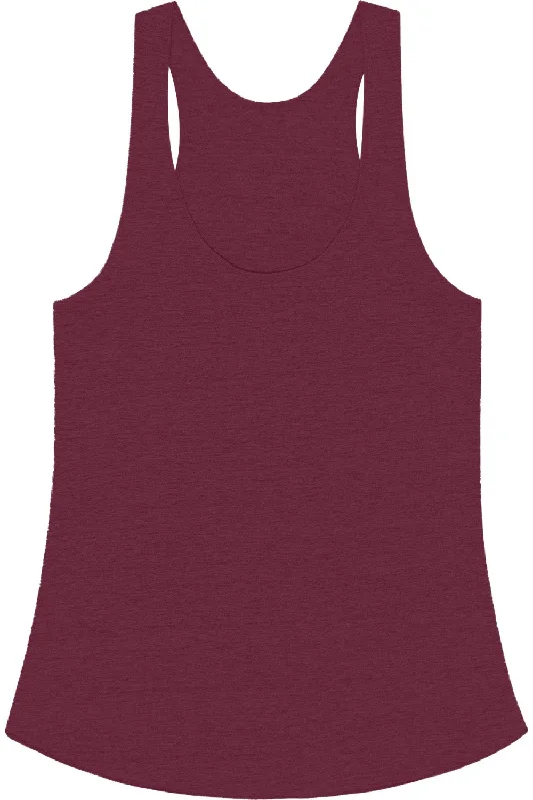 Los Angeles Apparel USA-Made Women´s Triblend Racerback Tank Top Vintage Look