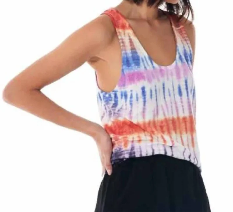 Lou Lou Tank Top In Strawberry Rainbow Trendy Women's Collection