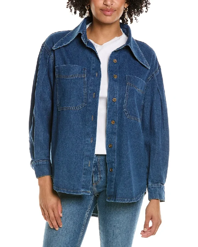 Madison Miles Denim Shirt Versatile Outfits