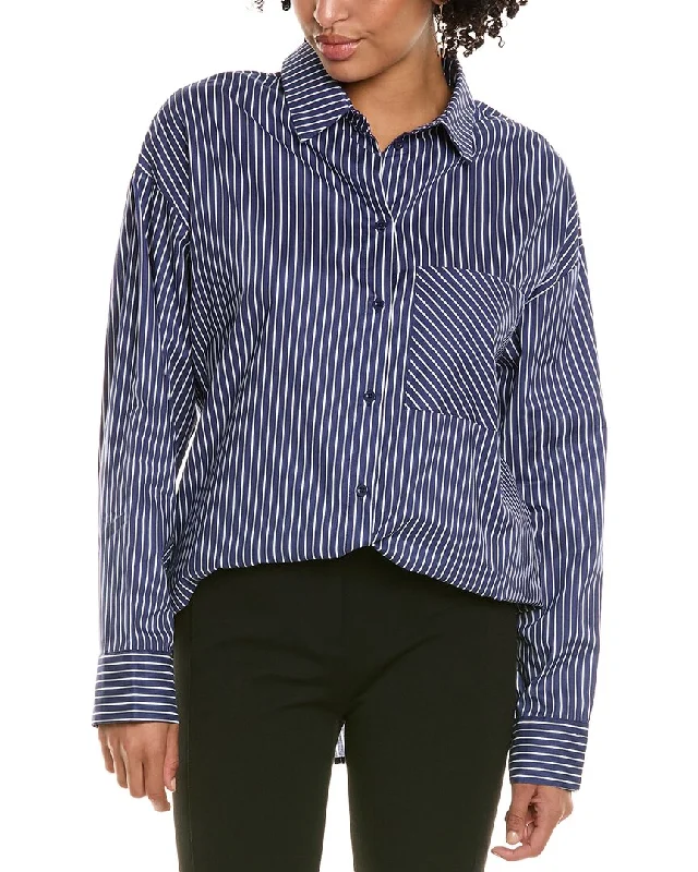 Madison Miles Stripe Shirt Save On Classic Elegant Styles