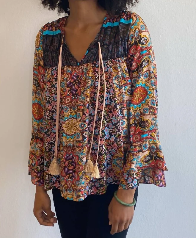 Mandala Margot Blouse In Multi A Weekend Exclusive