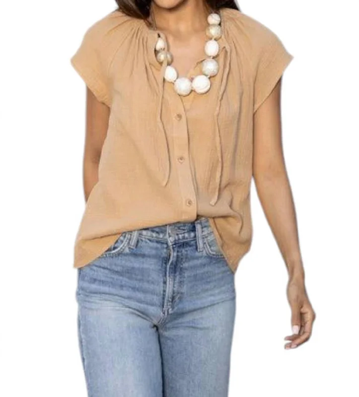 Maxine Top In Oat Limited - Edition Drops