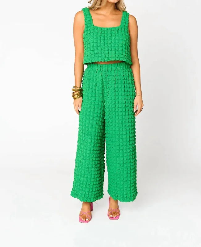 Merritt Two-Piece Set In Emerald Eco Friendly Fashion Sale