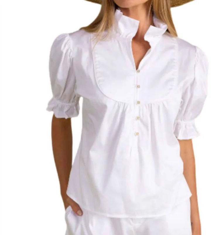 Meryl Top In White Stylish Looks