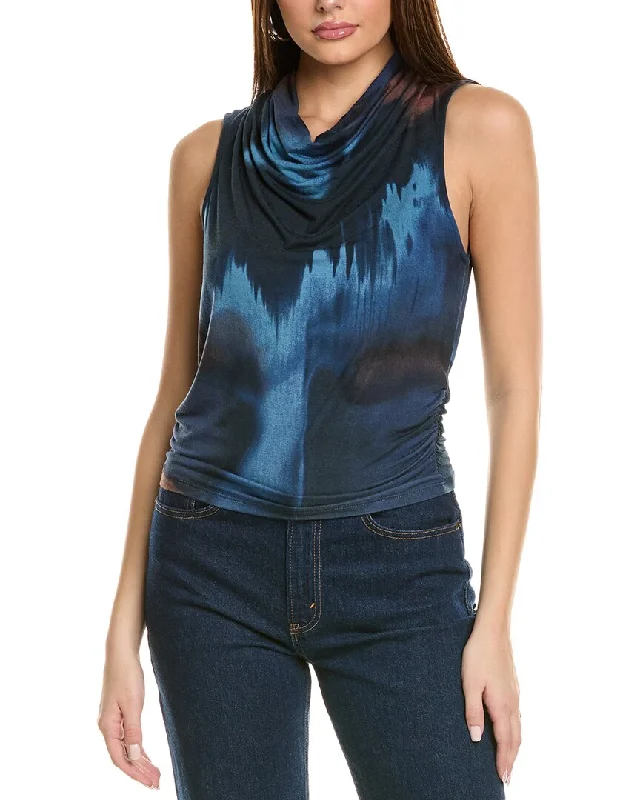 Michael Stars Anita Mock Neck Tank Summer Splash Sale