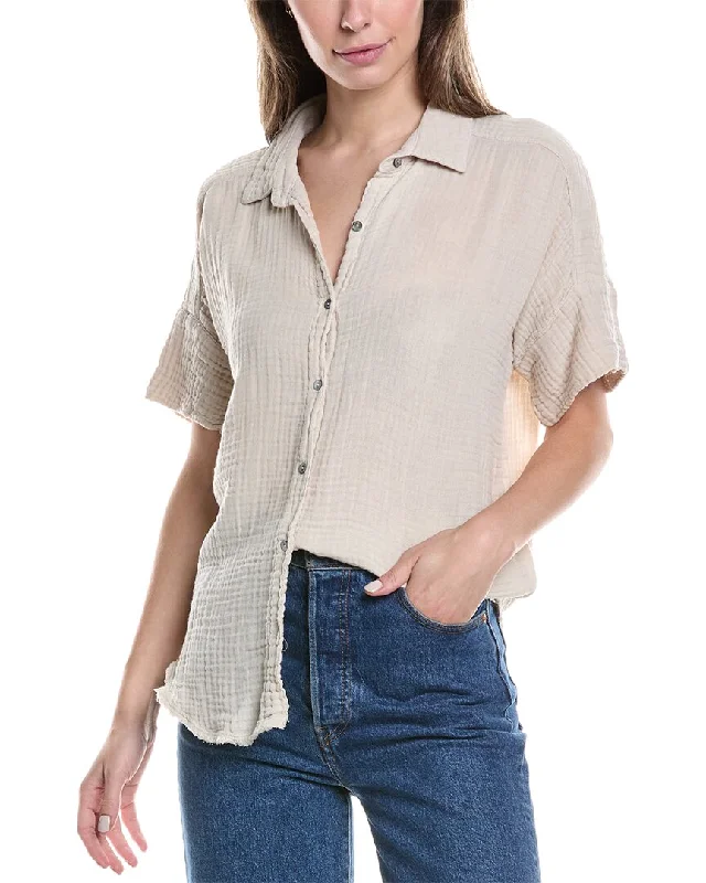 Michael Stars Bailey Button-Down Shirt Feminine Flow