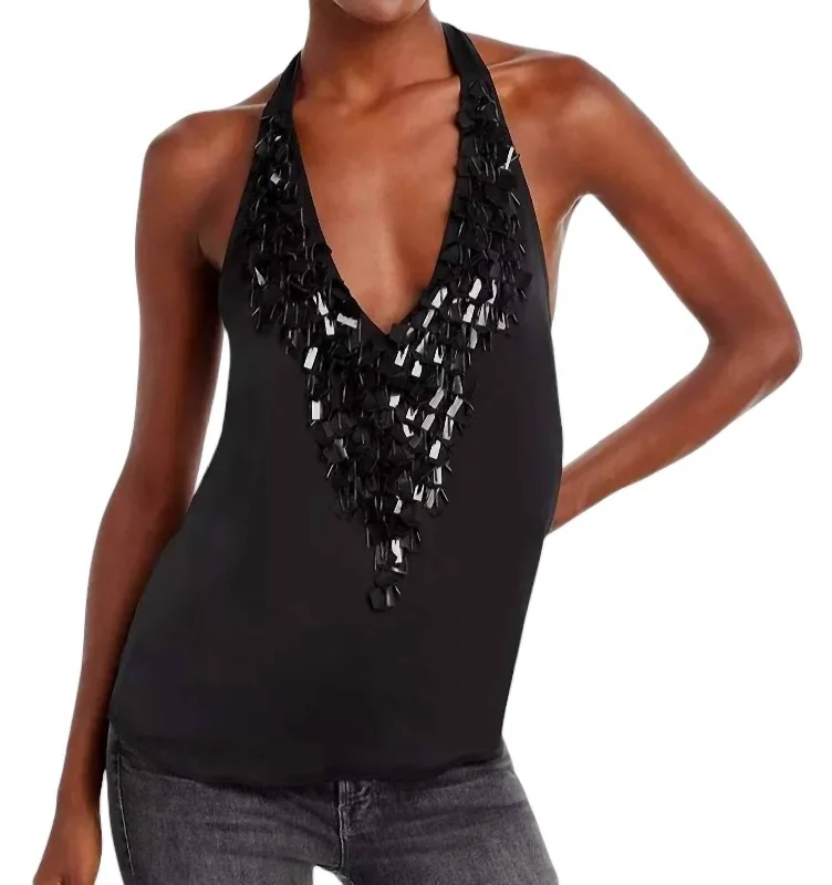 Mitchell Top In Black Classic Women's Fashion