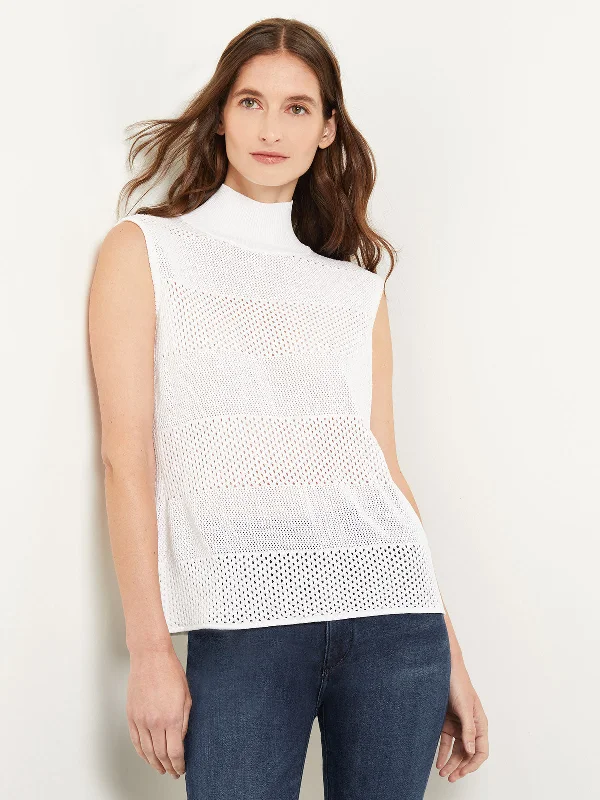 Mock Neck Soft Knit Tank Top Hurry Before It's Gone