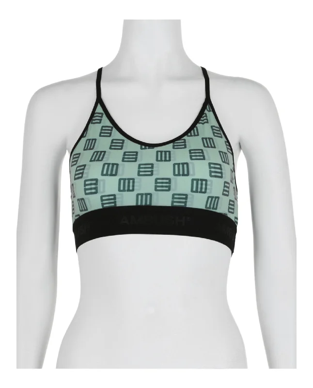 Monogram Crop Top Vibrant Prints