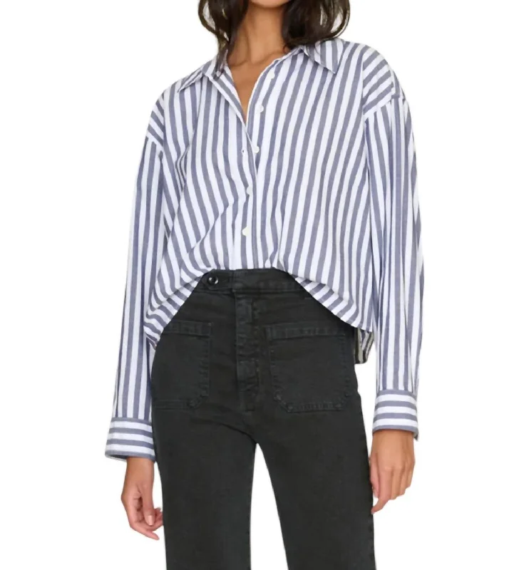 Morgan Shirt In Twilight Stripe Luxury Style