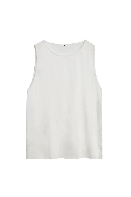 Muscle Tank Top In Cloud Designer Wear On Sale