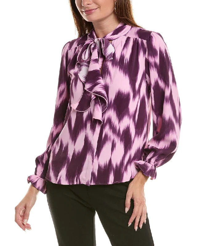 Nanette Nanette Lepore Scarf Blouse Early Access To Art Deco Styles Sale