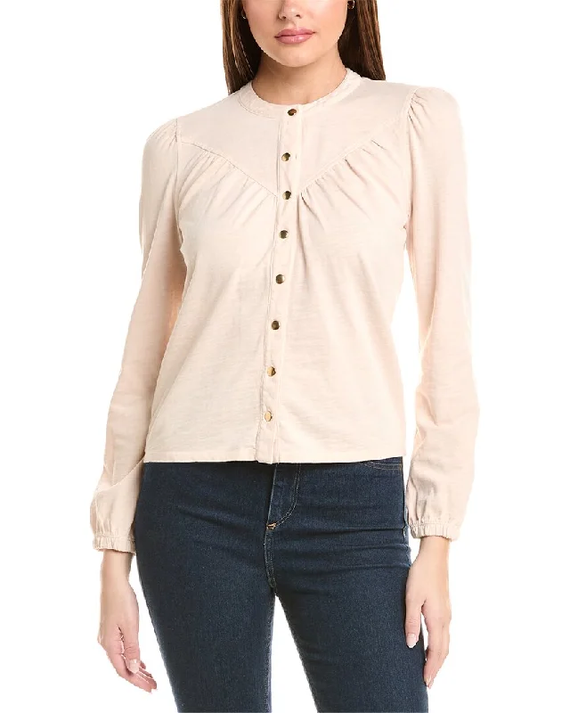 Nation LTD Luanne Snap Shirt Trendy Women's Wear Collection