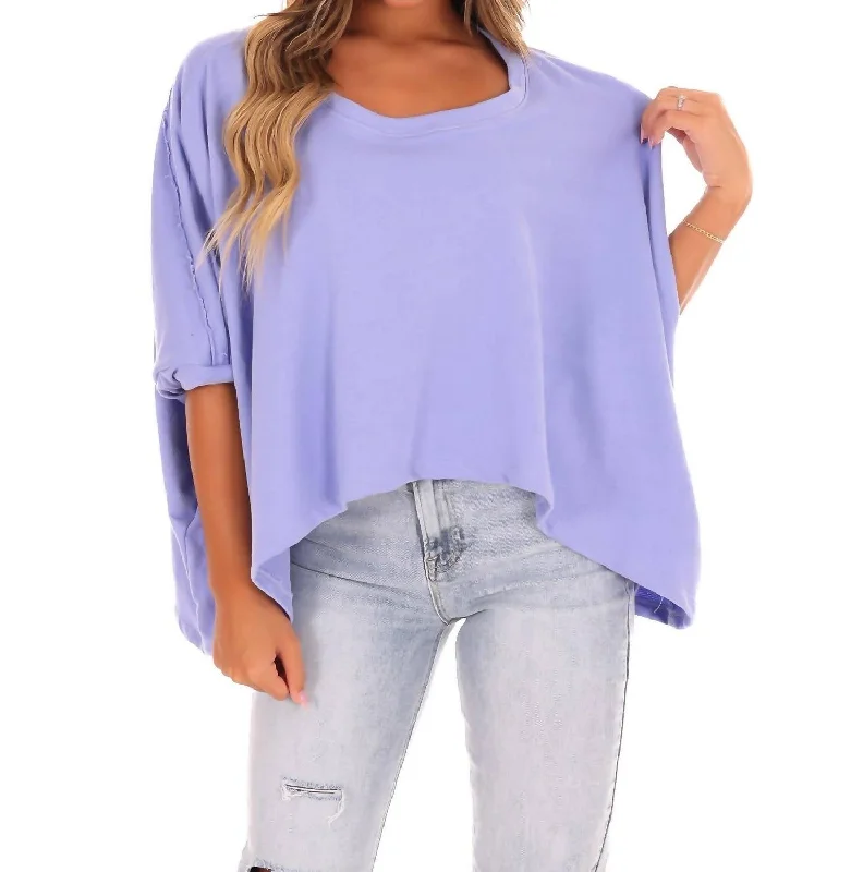 New Beginnings Top In Periwinkle Exclusive Sale