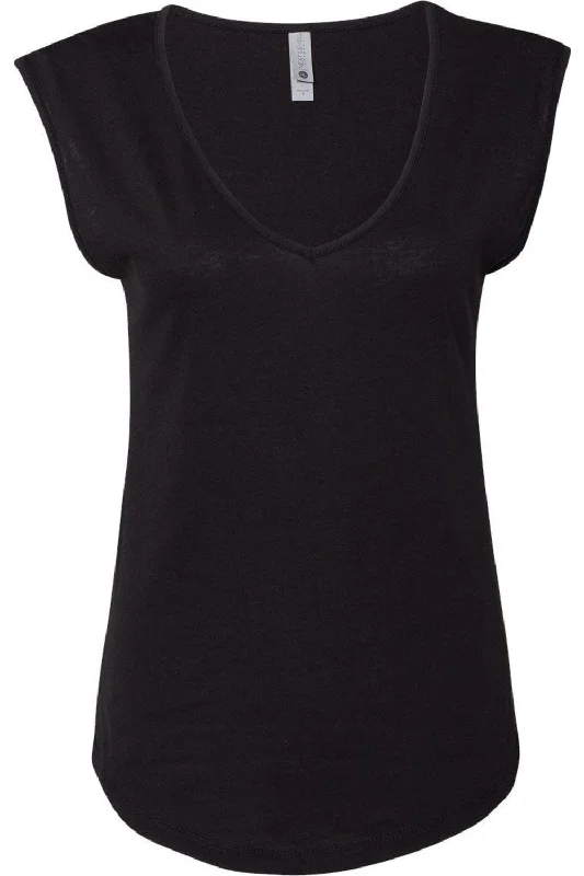 Next Level Women´s Festival Sleeveless Deep V-Neck T-Shirt Budget Friendly