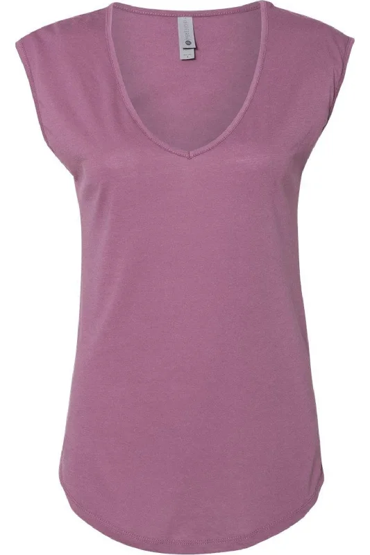 Next Level Women´s Festival Sleeveless Deep V-Neck T-Shirt Dreamy Aesthetic