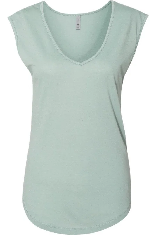 Next Level Women´s Festival Sleeveless Deep V-Neck T-Shirt Premium Fashion