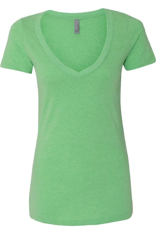 Next Level Womens CVC Deep V-Neck T-Shirt Artful Design