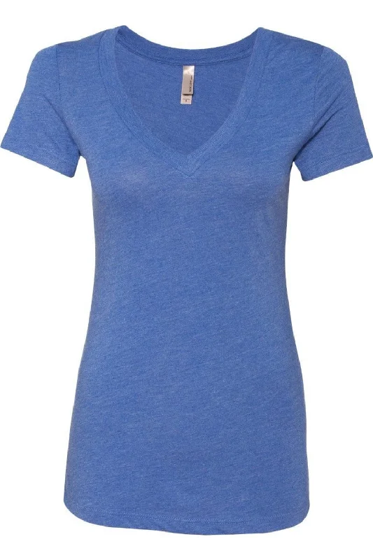 Next Level Womens Triblend Deep V-Neck T-Shirt Imeless Style