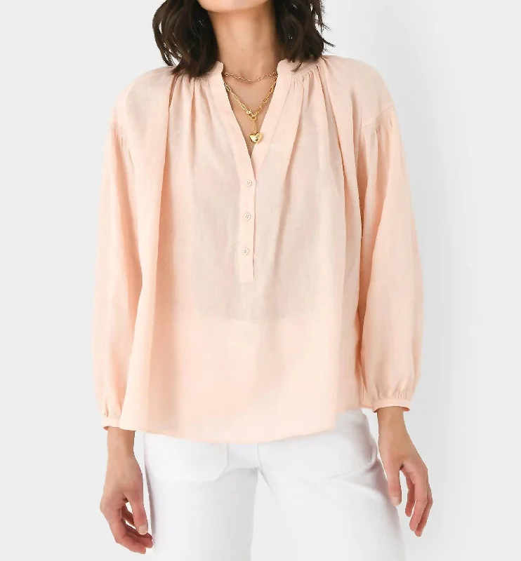 Nipoa Blouse In Nude Classic Women's Fashion