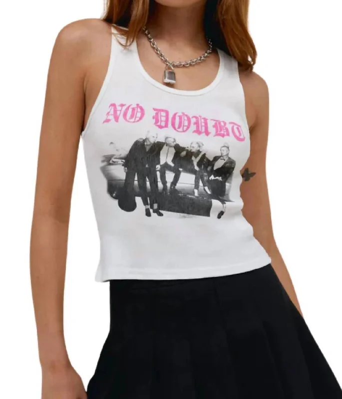 No Doubt Seven Night Stand Tank Top In Vintage White Wardrobe Upgrade