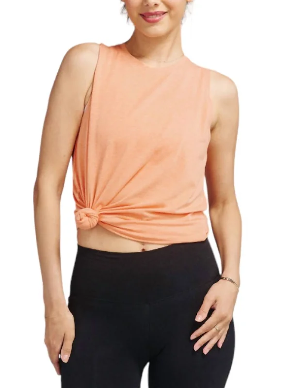 Nola Tank 2.0 In Apricot Crush Heather Seize Bargains