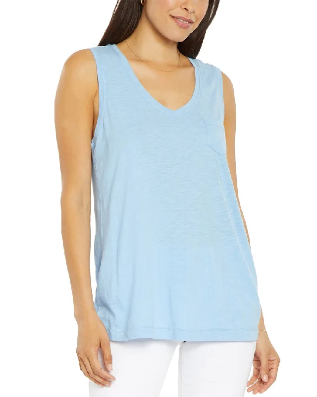 NYDJ Sleeveless Pocket T-Shirt Limited Time Offer