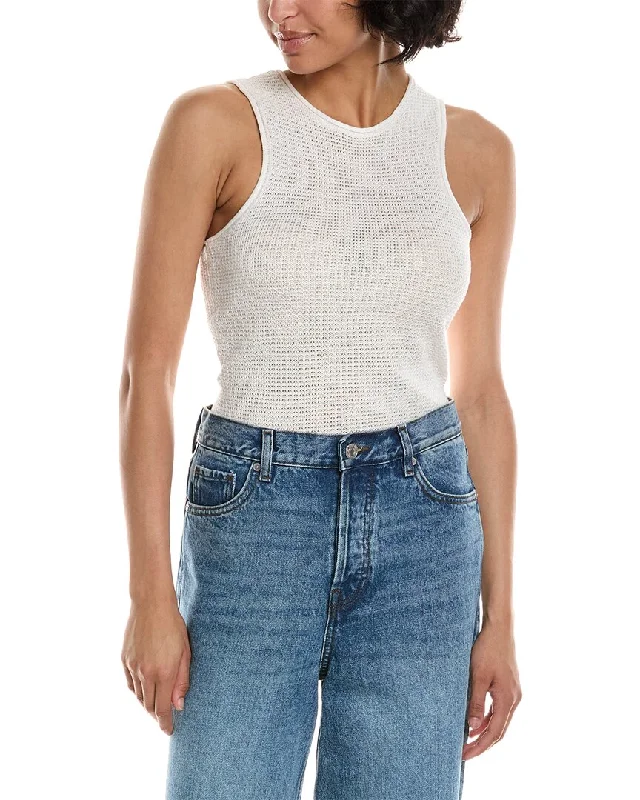 Onia Linen Knit Tank Budget Friendly Fashion