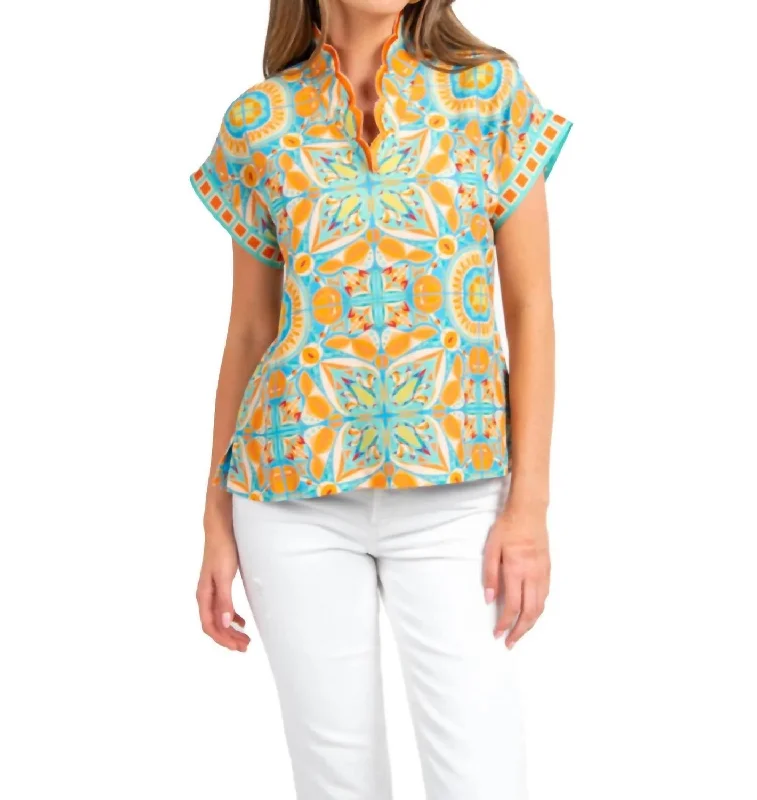 Orchid Top In Poolside Stylish Spring Fashion